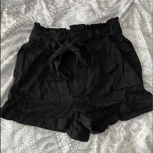 Forever 21 high waisted paperbag style shorts!